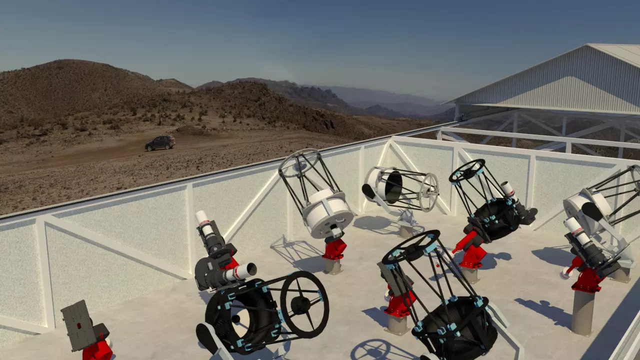 Alojamiento de telescopios en Chile