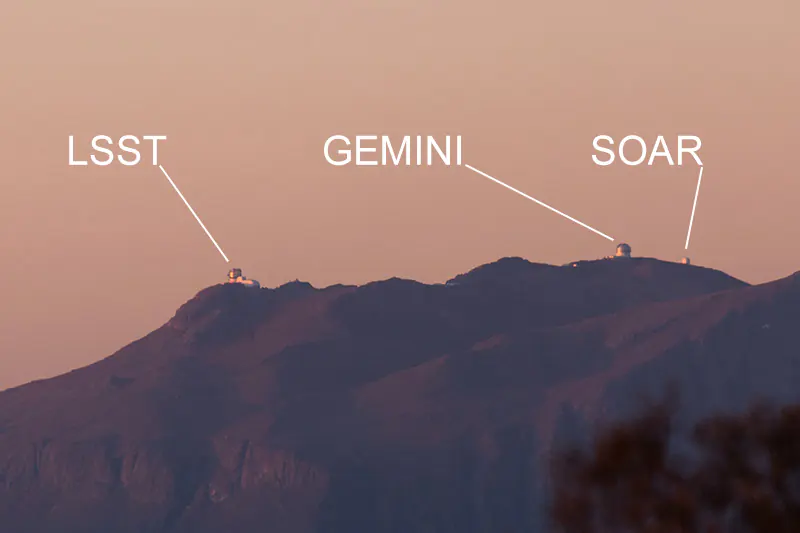 The Best Astronomical Site in Chile - LSST and Gemini from Deep Sky Chile